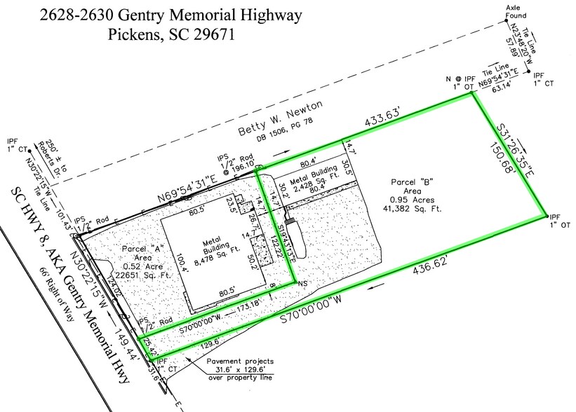 2628 Gentry Memorial Hwy, Pickens, SC à louer - Photo du bâtiment - Image 2 de 5