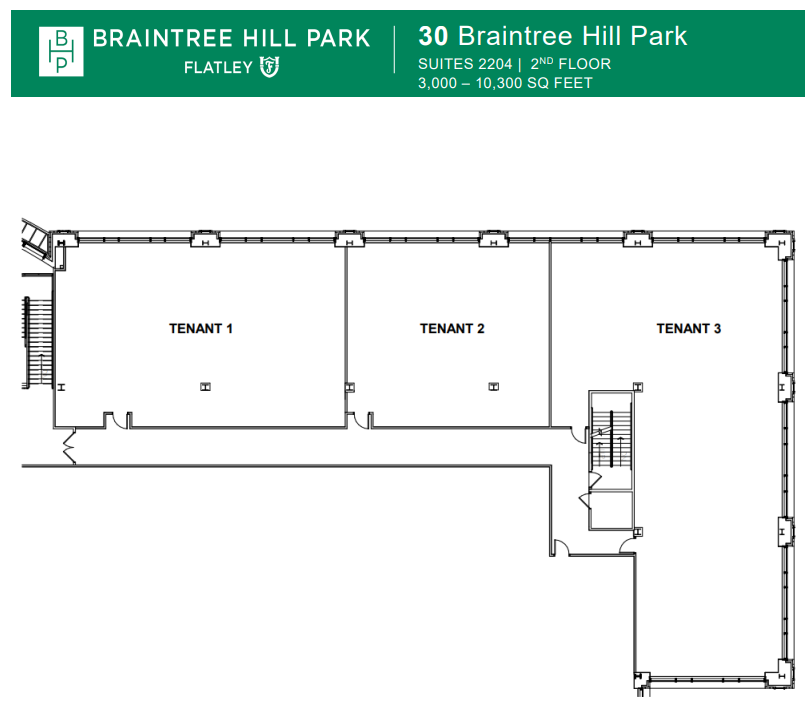 50 Braintree Hill Office Park, Braintree, MA à louer Plan d  tage- Image 1 de 1