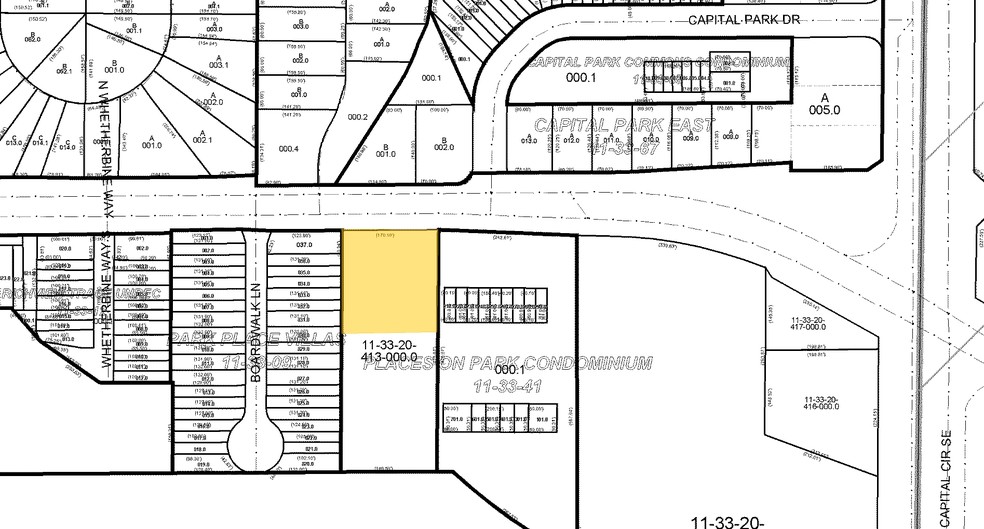 2881 E Park Ave, Tallahassee, FL à vendre - Plan cadastral - Image 2 de 2