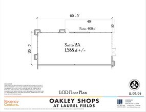 998 Laurel Road, Oakley, CA à louer Plan de site- Image 1 de 2