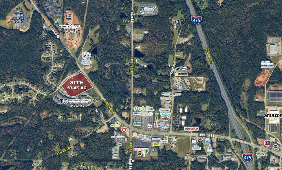 5790 Thomaston Rd, Macon-Bibb, GA à vendre - Aérien - Image 3 de 4