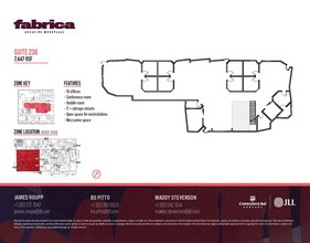 3001 Brighton Blvd, Denver, CO à louer Plan d’étage- Image 2 de 2