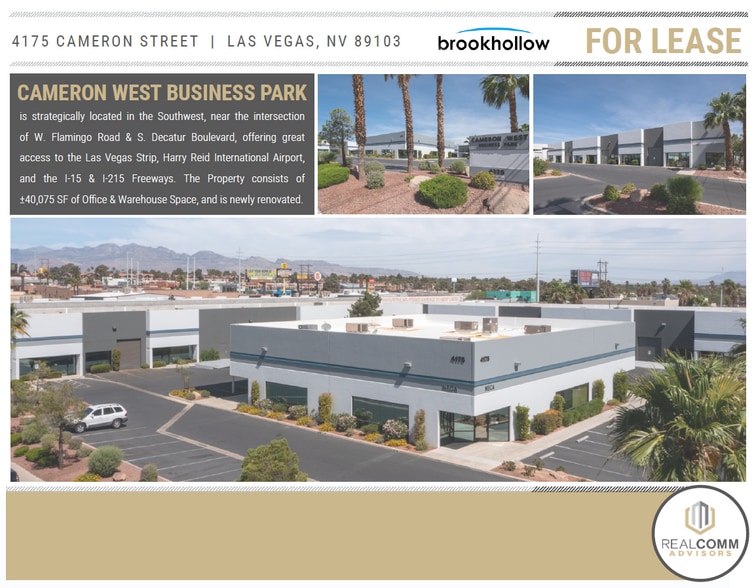4175 Cameron St, Las Vegas, NV à louer - Photo du bâtiment - Image 3 de 4