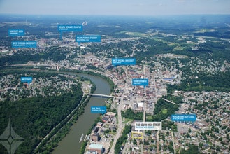 132 S High St, Morgantown, WV - AERIAL map view - Image1