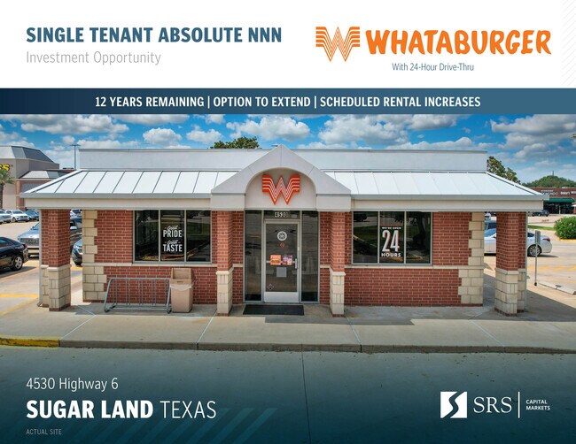 Plus de détails pour 4530 Highway 6, Sugar Land, TX - Commerce de détail à vendre