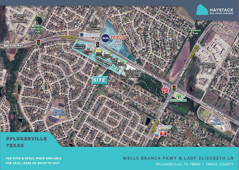 Wells Branch Pkwy, Pflugerville, TX à vendre - Photo du bâtiment - Image 1 de 1