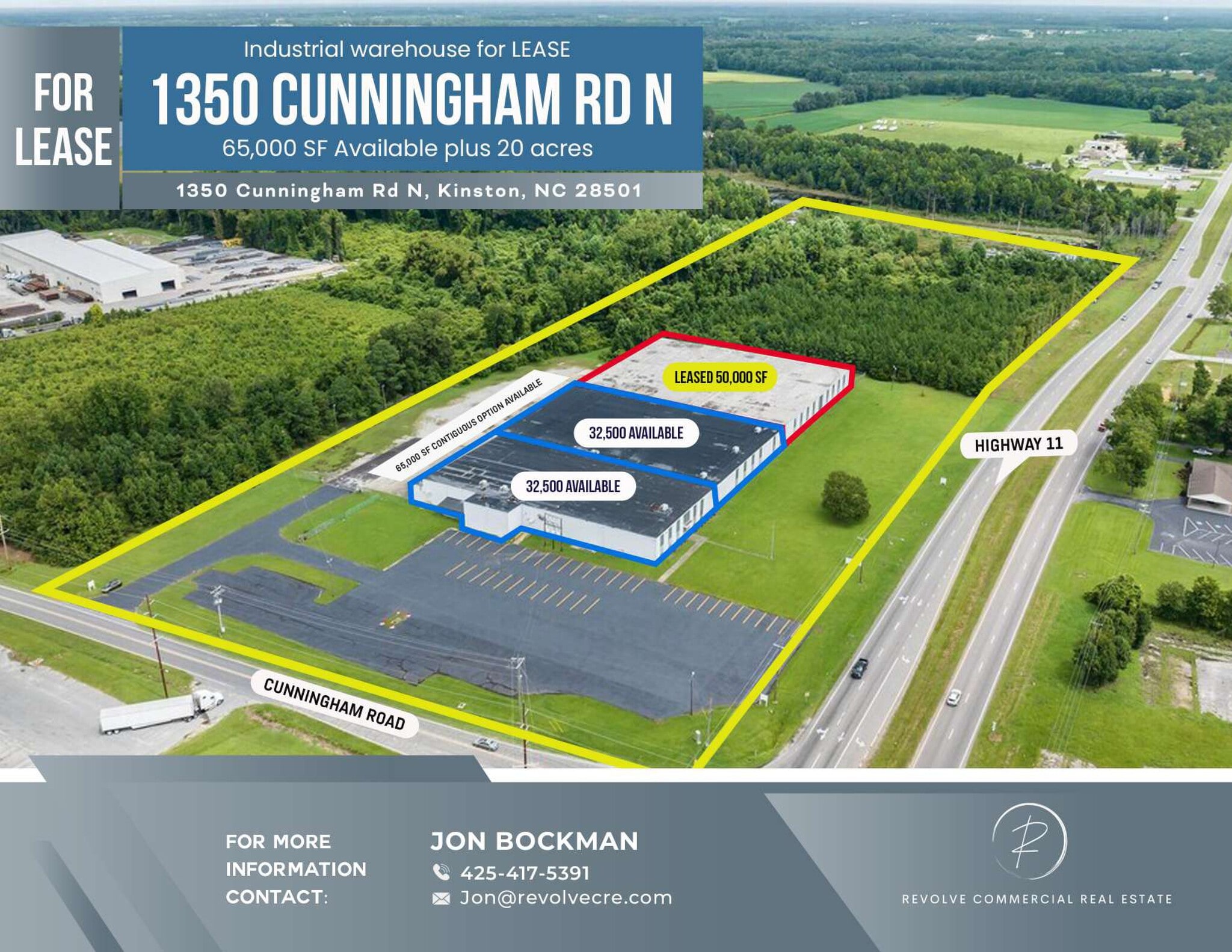 1350 Cunningham Rd N, Kinston, NC for lease Building Photo- Image 1 of 21