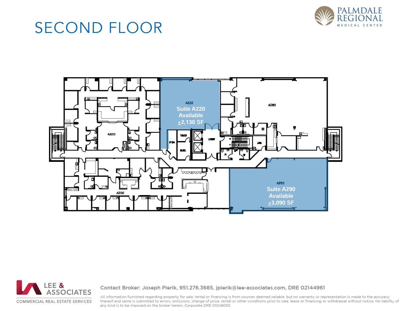 38660 Medical Center Dr, Palmdale, CA à louer Plan d’étage- Image 1 de 1