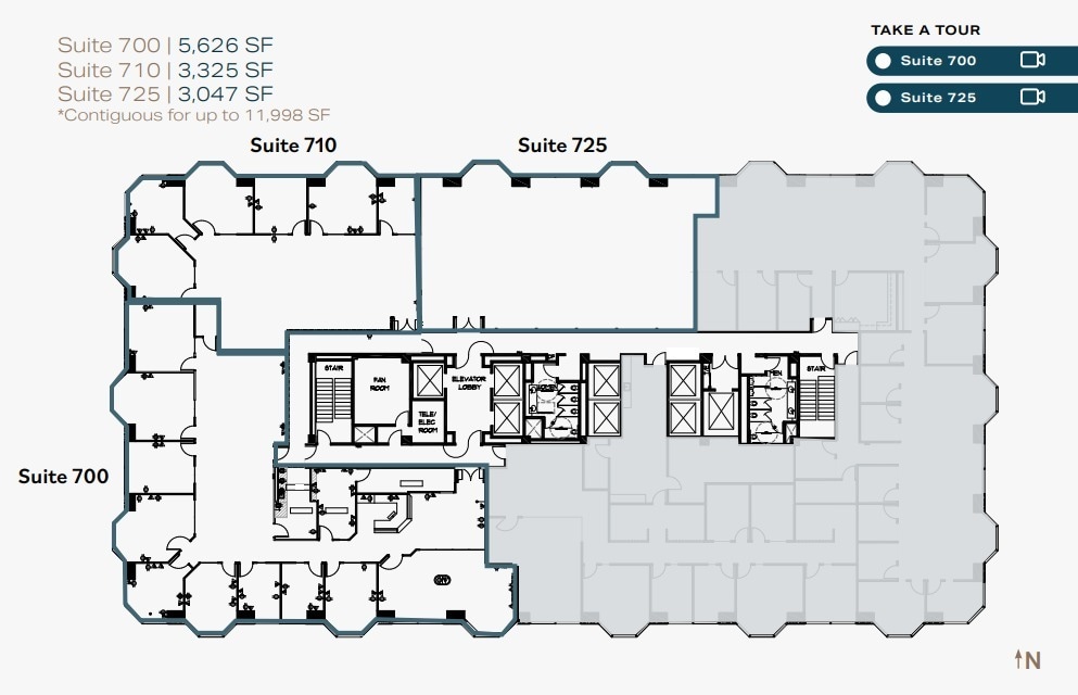550 W C St, San Diego, CA for lease Floor Plan- Image 1 of 1
