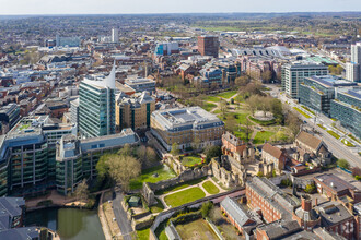 Abbey St, Reading, BKS - Aérien  Vue de la carte