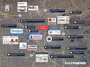 2321 E Omega Ave, Anaheim, CA - Aérien  Vue de la carte