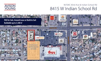 Plus de détails pour 8415 W Indian School Rd, Phoenix, AZ - Commerce de détail à vendre