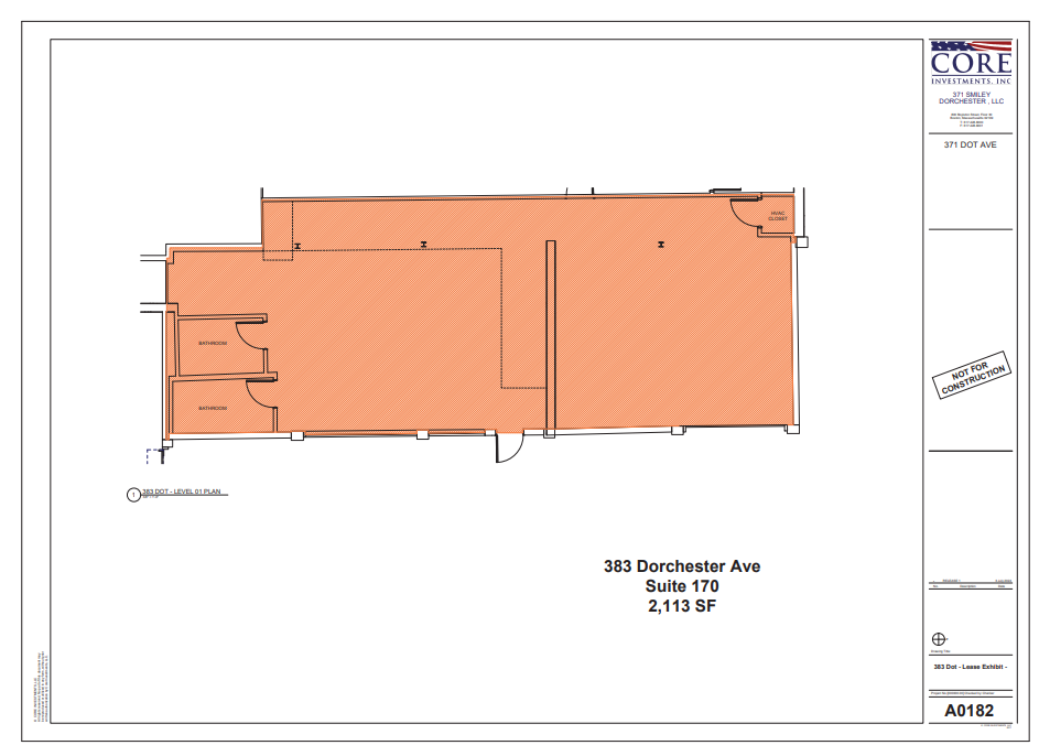 371 Dorchester Ave, South Boston, MA à louer Plan d  tage- Image 1 de 1