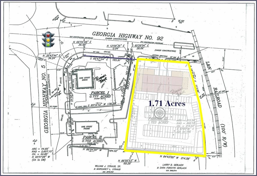 10204 Highway 92, Woodstock, GA à louer - Plan de site - Image 2 de 2