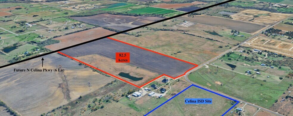 TBD Farm to Market 455, Celina, TX à vendre - Aérien - Image 3 de 8