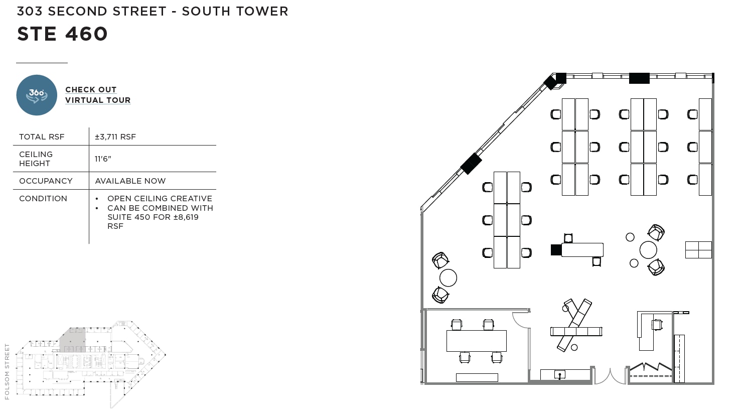 303 2nd St, San Francisco, CA for lease Floor Plan- Image 1 of 1