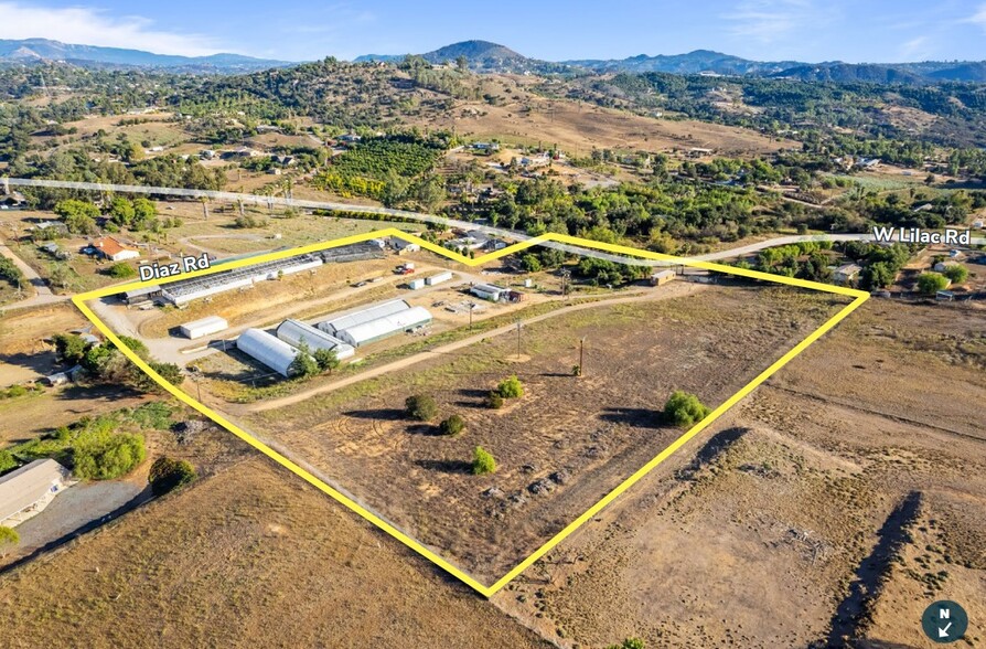 10350 W Lilac Rd, Valley Center, CA for sale - Aerial - Image 3 of 4