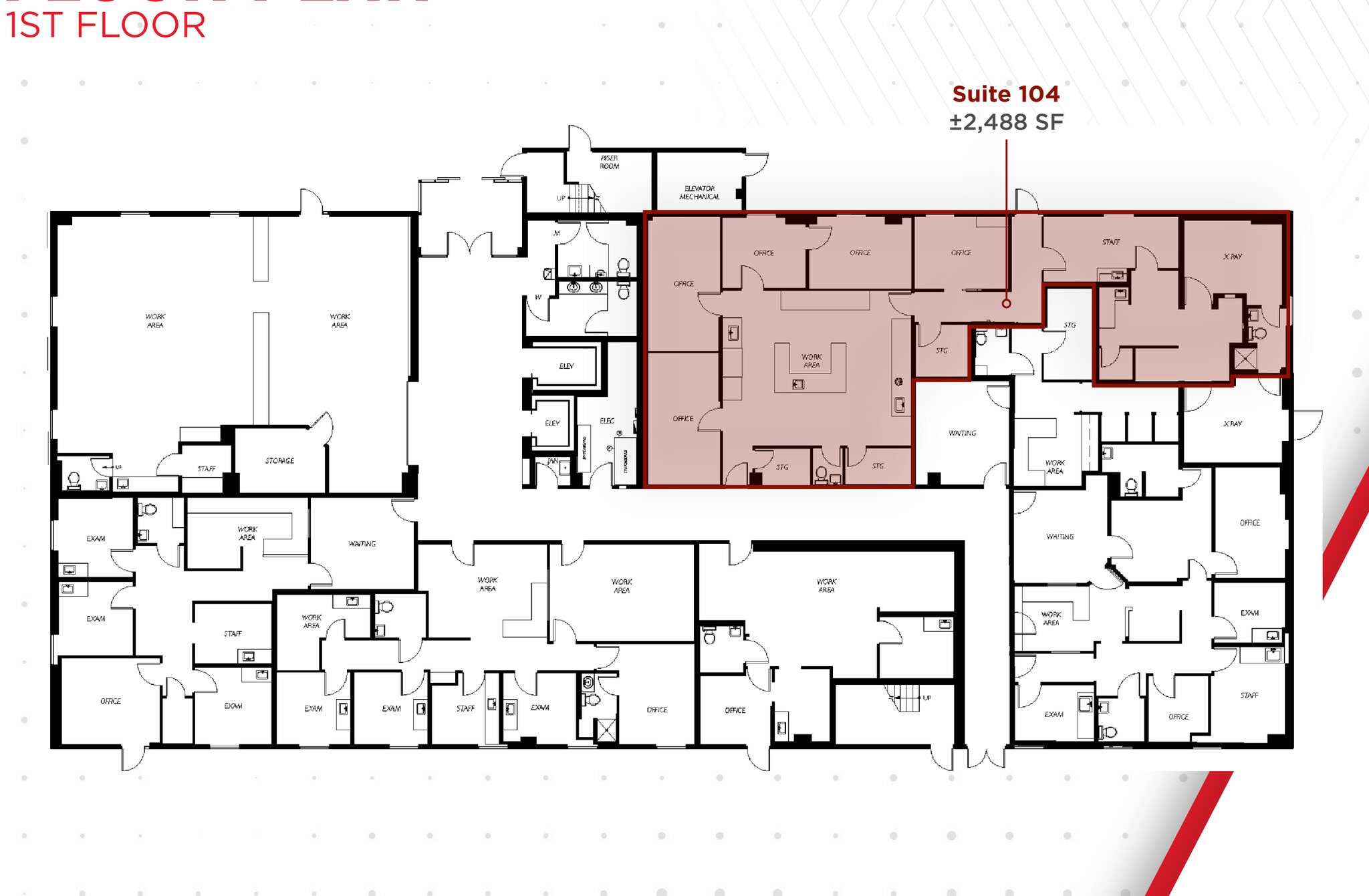 2323 16th St, Bakersfield, CA for lease Floor Plan- Image 1 of 1