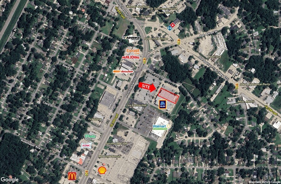 3030 Pontchartrain Dr, Slidell, LA for lease - Aerial - Image 2 of 3