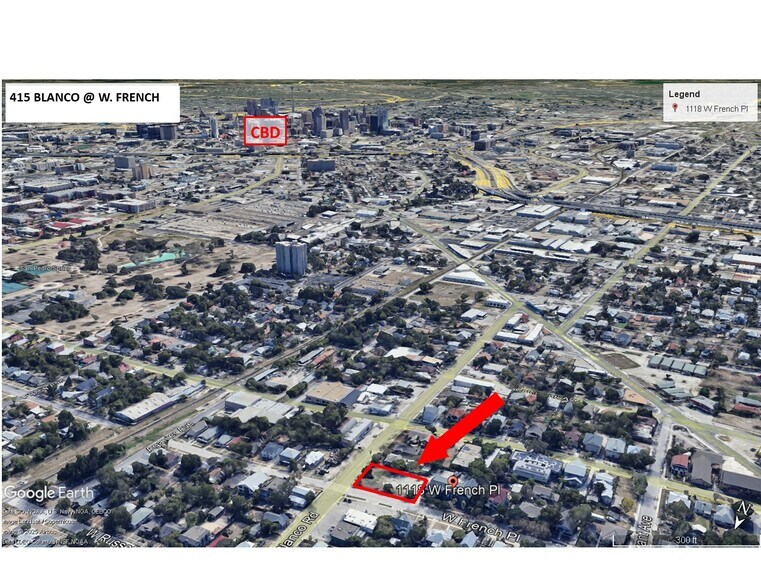 415 Blanco Rd, San Antonio, TX for sale - Aerial - Image 2 of 3