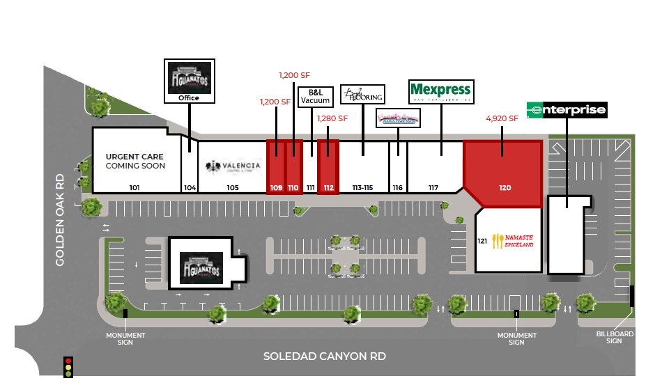 21525 Soledad Canyon Rd, Santa Clarita, CA à louer - Plan de site - Image 2 de 10