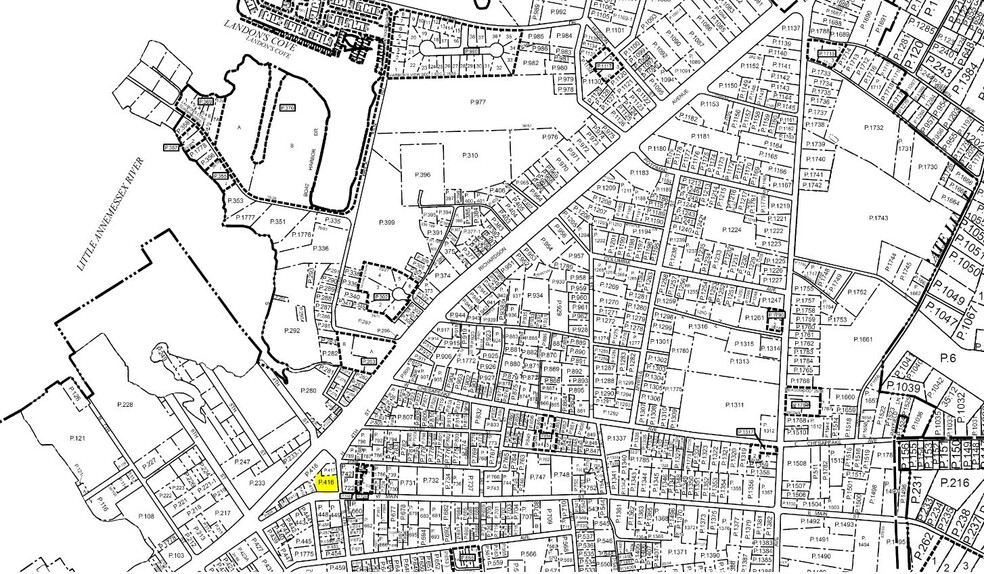 400 W Main St, Crisfield, MD à louer - Plan cadastral - Image 2 de 2