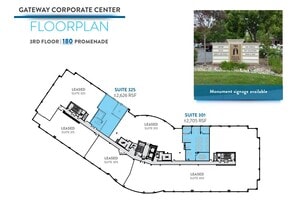 180 Promenade Cir, Sacramento, CA à louer Plan d’étage- Image 1 de 1