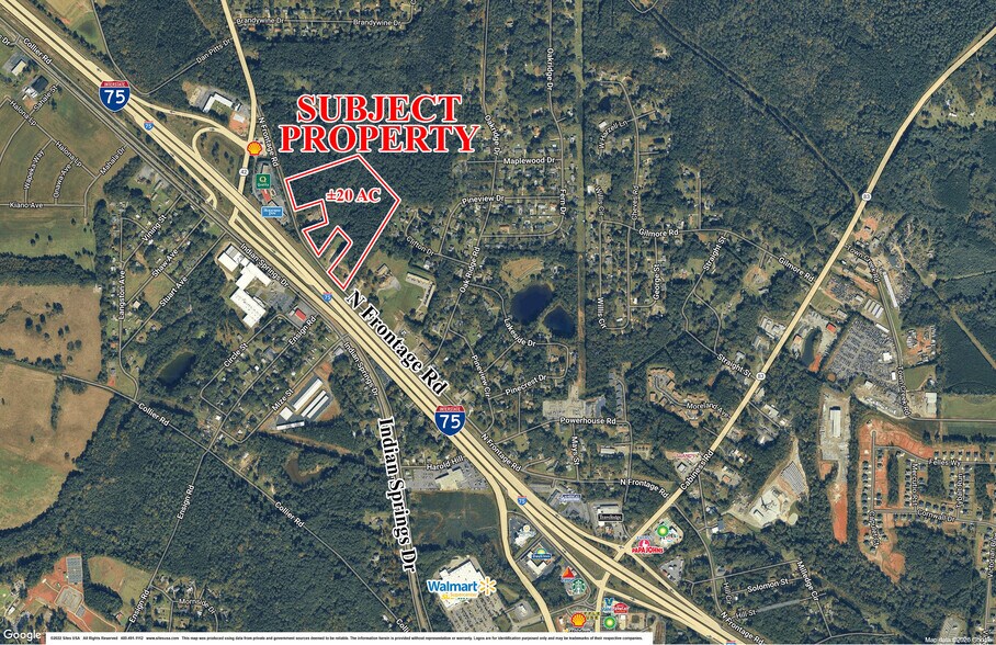 0 Frontage, Forsyth, GA for sale - Aerial - Image 2 of 3