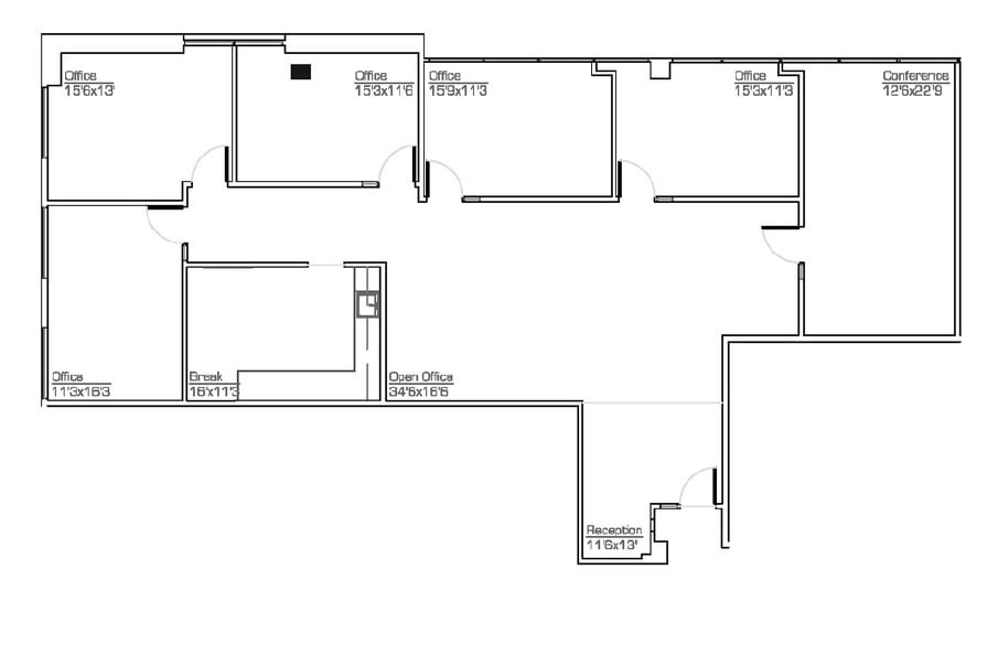 1616 N Litchfield Rd, Goodyear, AZ à louer Plan d’étage- Image 1 de 1
