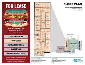 1120 Maunakea St, Honolulu, HI for lease Floor Plan- Image 1 of 1