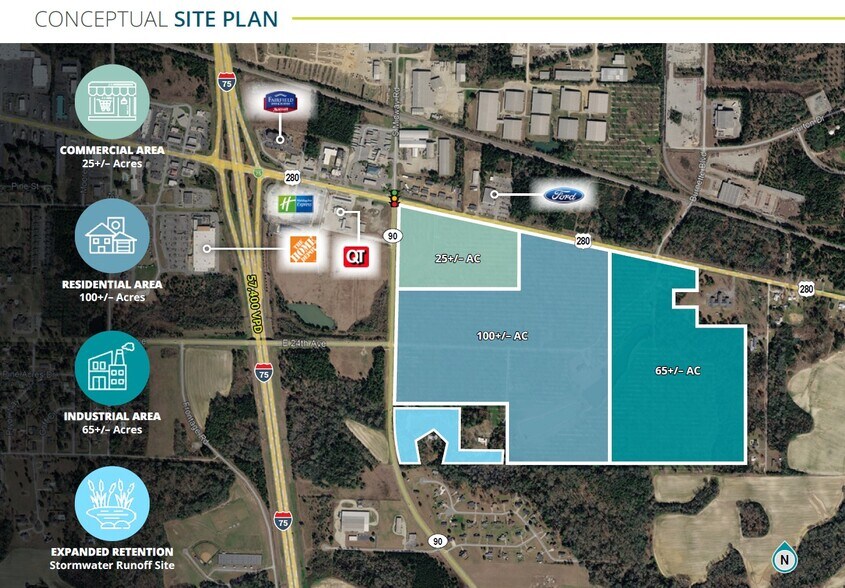 US Hwy 280 & GA Hwy 90, Cordele, GA for sale - Building Photo - Image 2 of 8