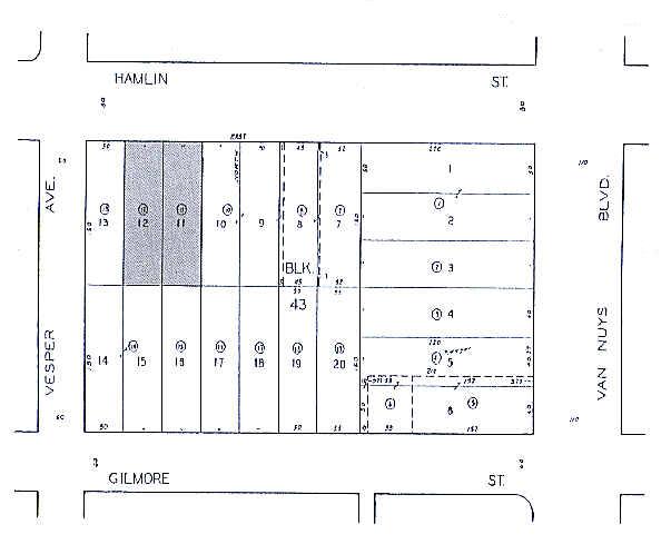 14546 Hamlin St, Van Nuys, CA à louer - Plan cadastral - Image 2 de 33