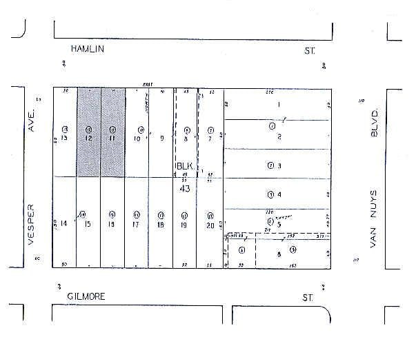 14546 Hamlin St, Van Nuys, CA for lease - Plat Map - Image 2 of 33