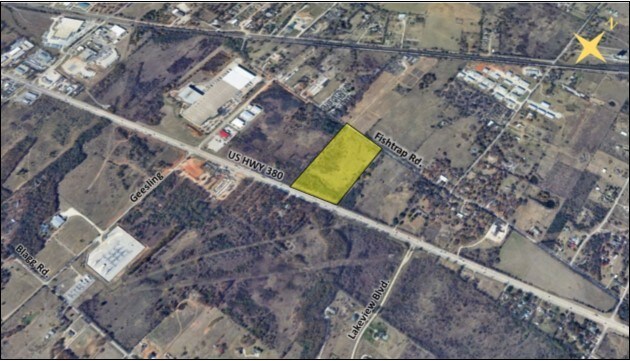 Hwy 380, Denton, TX à vendre - Aérien - Image 3 de 4