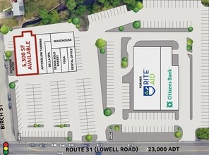 77 Lowell Rd, Hudson, NH à louer Plan de site- Image 1 de 1