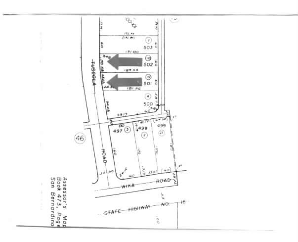 15995 Tuscola Rd, Apple Valley, CA à louer - Plan cadastral - Image 2 de 7