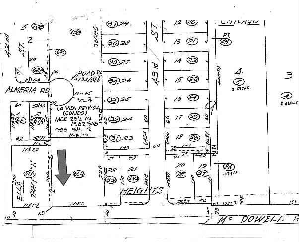 4220 E McDowell Rd, Phoenix, AZ for sale Plat Map- Image 1 of 1