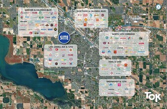 1023 N Horton St, Nampa, ID - Aerial map view