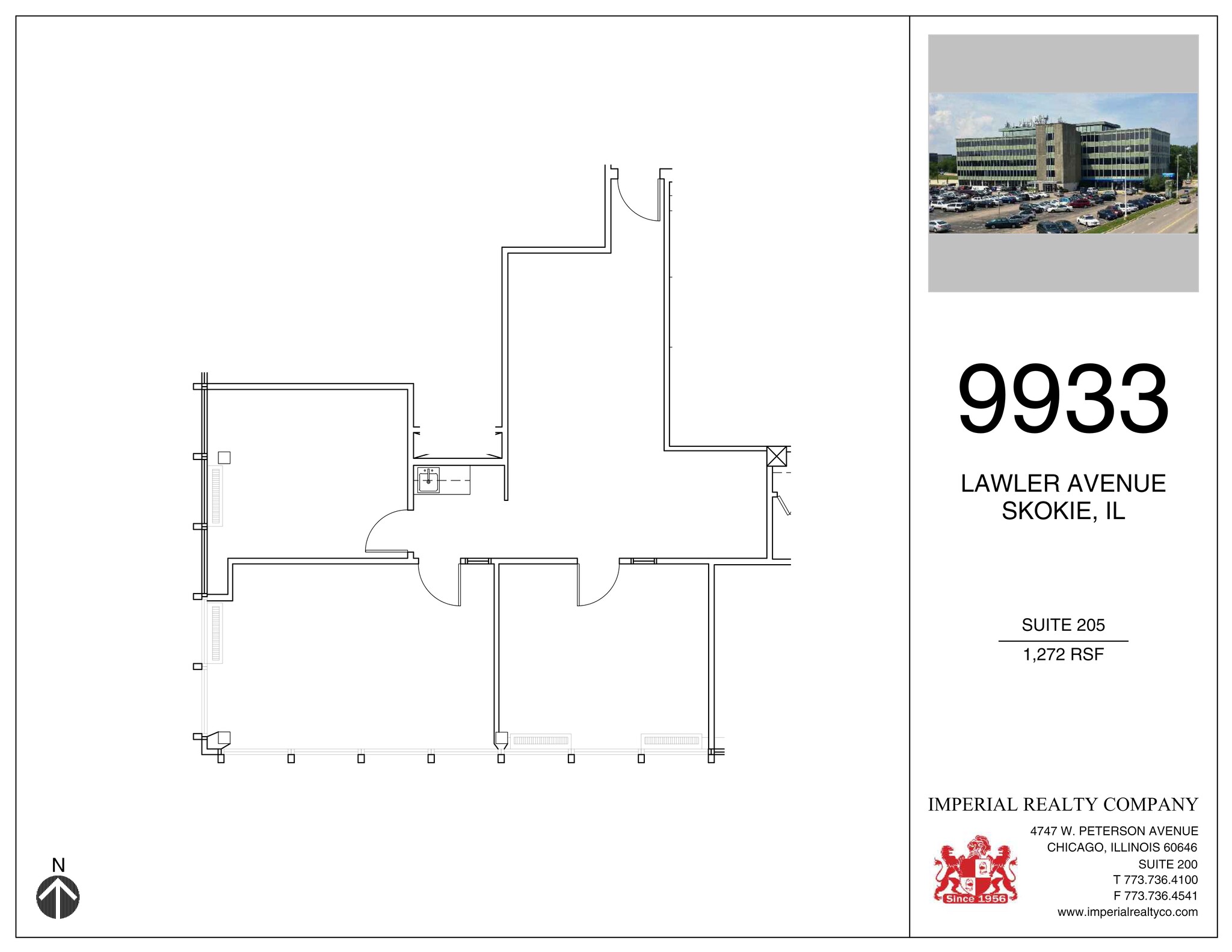 9933 Lawler Ave, Skokie, IL à louer Plan de site- Image 1 de 1