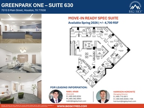 7515 S Main St, Houston, TX for lease Floor Plan- Image 1 of 1