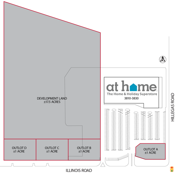 4120 Illinois Rd, Fort Wayne, IN à louer - Plan de site - Image 2 de 2