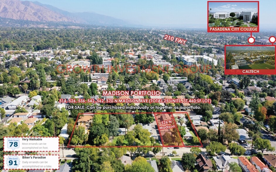 526 N Madison Ave, Pasadena, CA for sale - Building Photo - Image 3 of 22