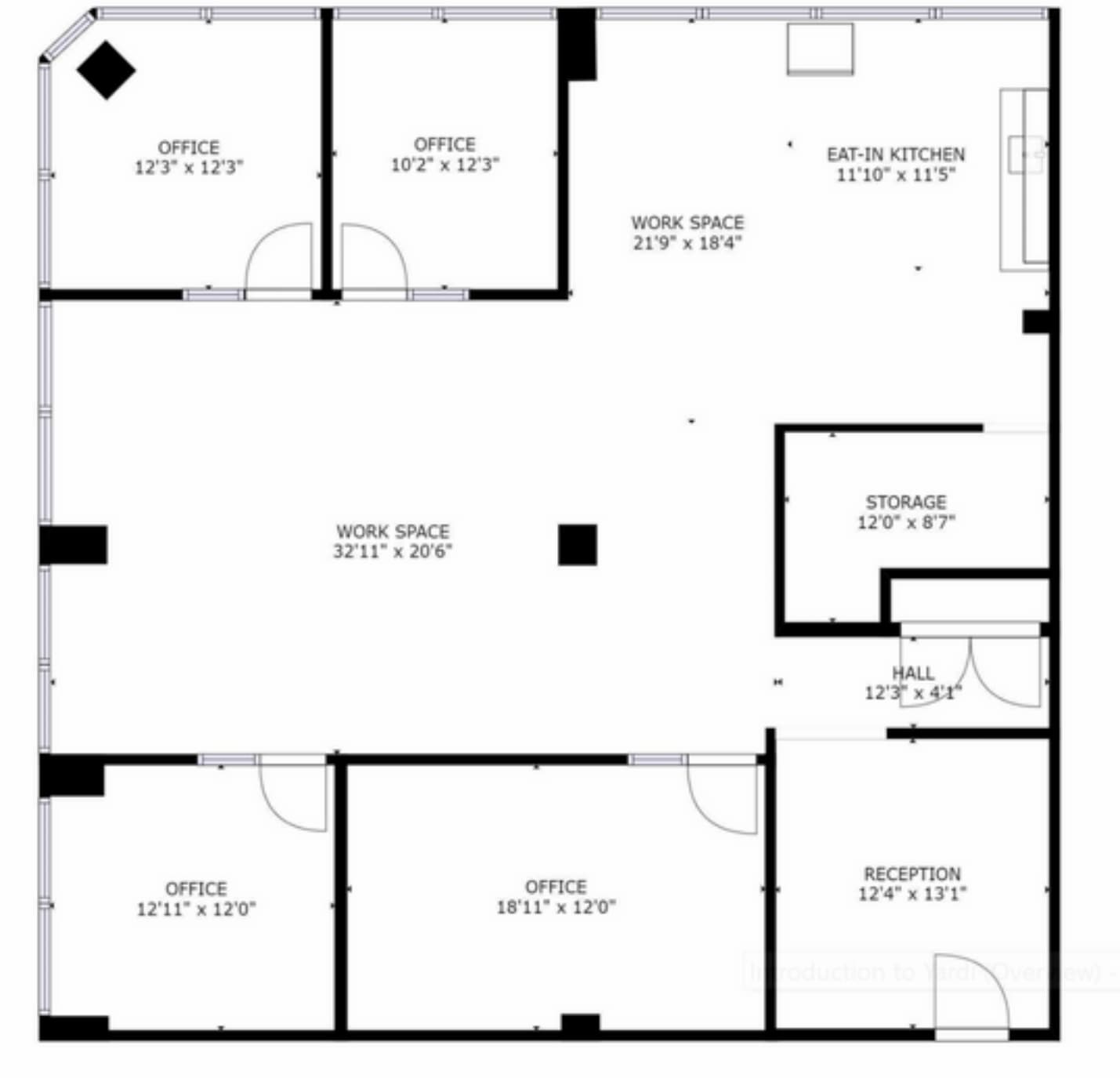 6299 Airport Rd, Mississauga, ON à louer Plan d’étage- Image 1 de 1