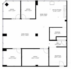 6299 Airport Rd, Mississauga, ON à louer Plan d’étage- Image 1 de 1