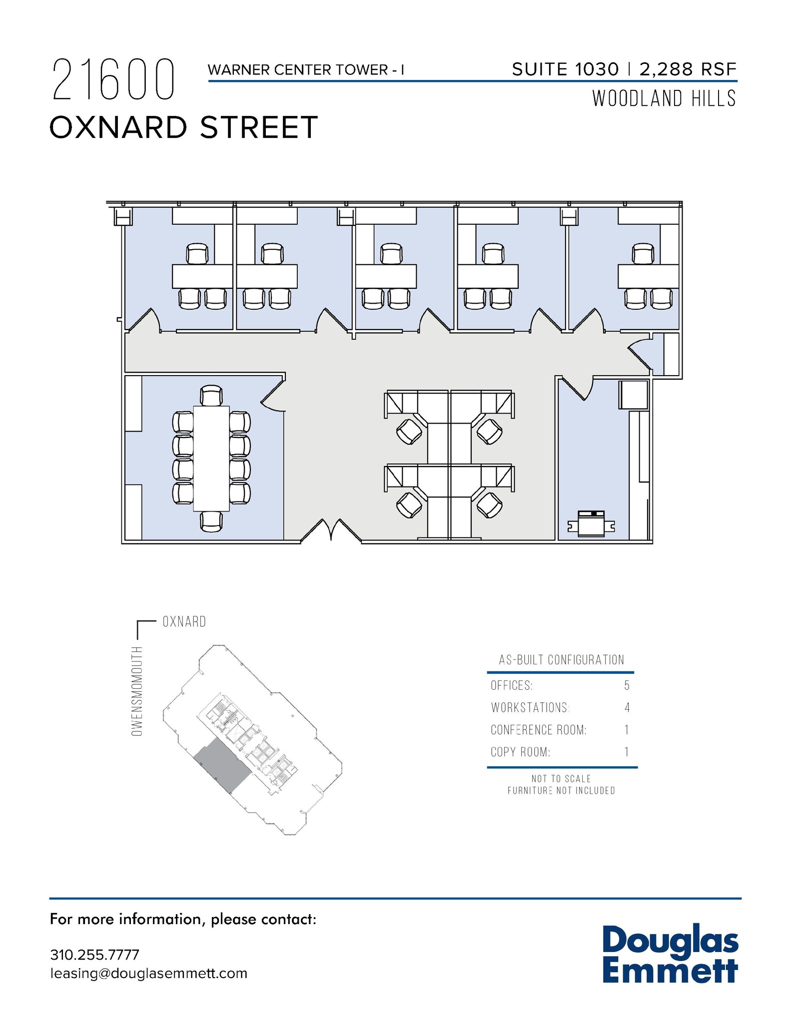 21600 Oxnard St, Woodland Hills, CA à louer Photo du bâtiment- Image 1 de 1