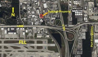 111 SW 33rd St, Fort Lauderdale, FL - Aerial  map view