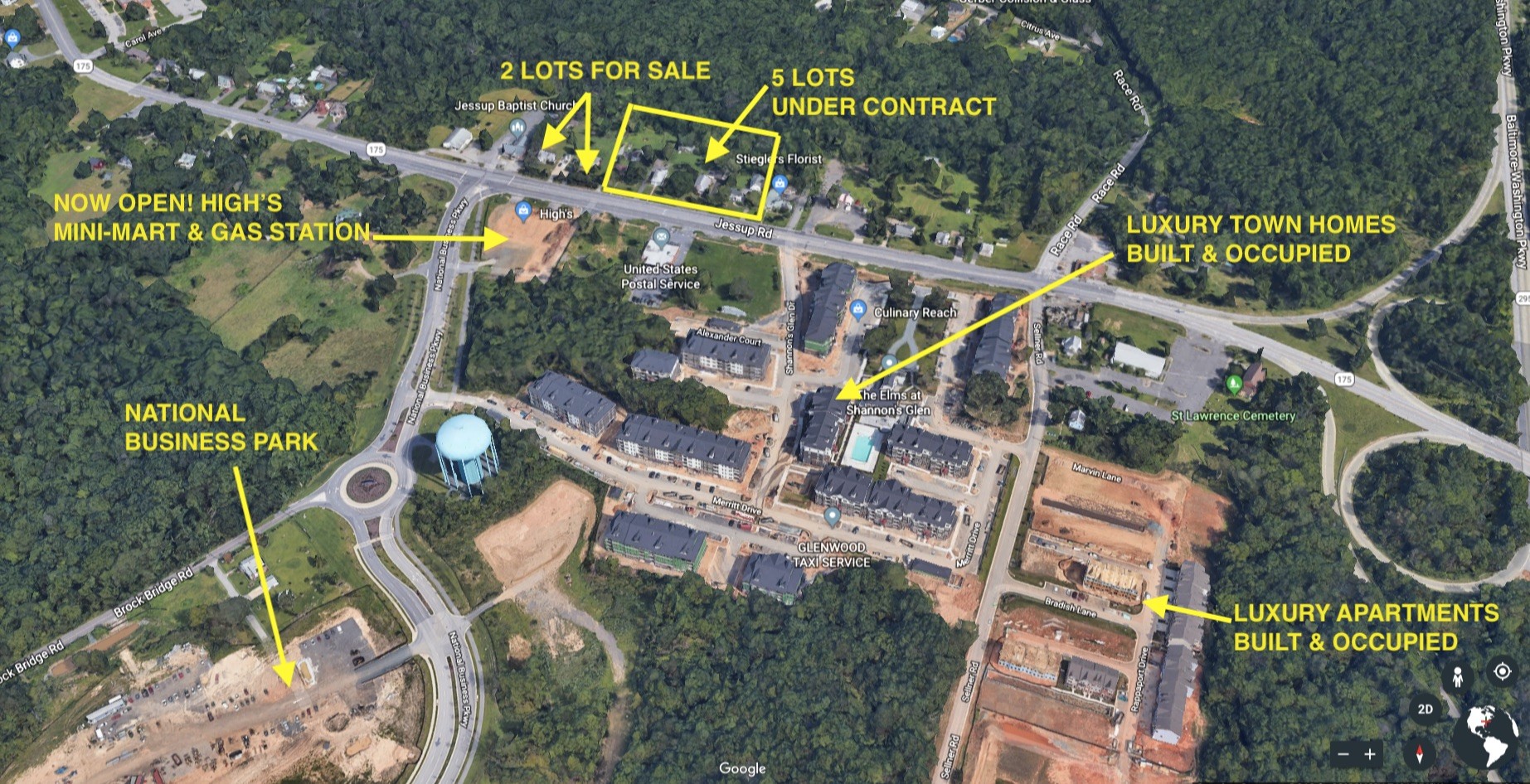 Two parcels of land on Jessup Rd portfolio of 2 properties for sale on LoopNet.ca Building Photo- Image 1 of 4