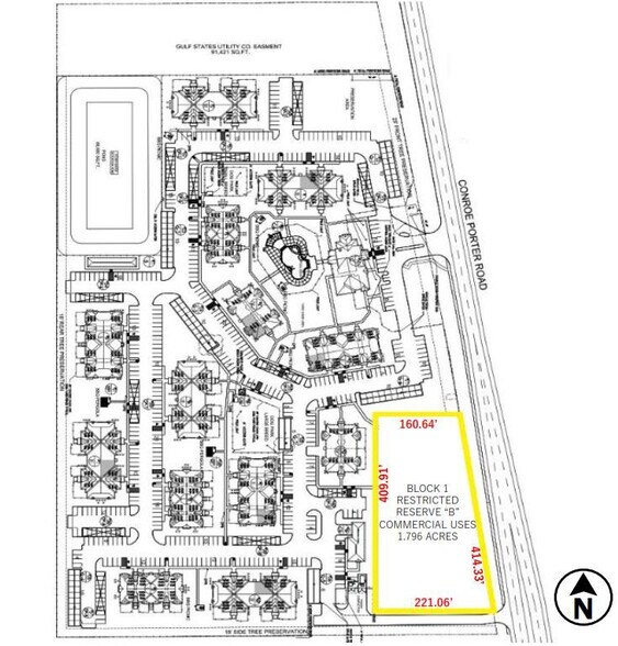 2086 Porter Rd, Conroe, TX à vendre - Plan de site - Image 2 de 13