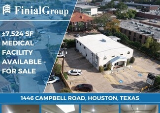 Plus de détails pour 1446 Campbell Rd, Houston, TX - Bureau à vendre