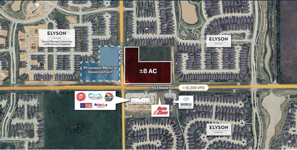 NEC of Freeman Rd & Porter Rd, Katy, TX à louer - Photo principale - Image 1 de 3
